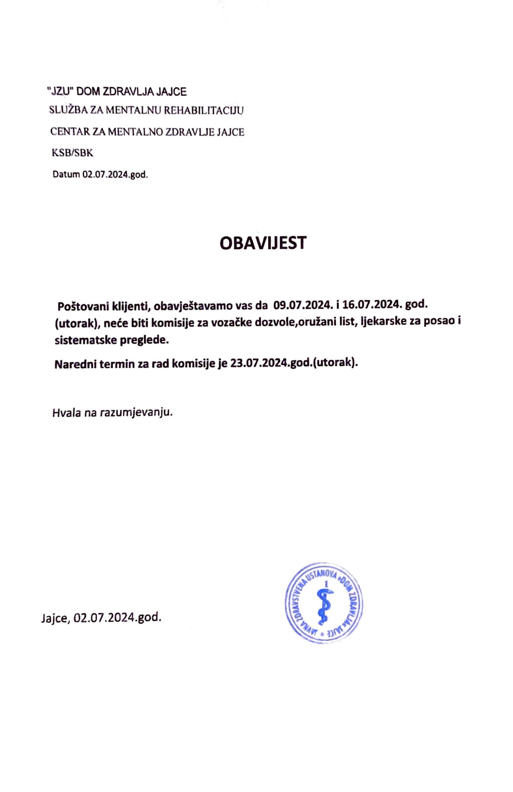 Obavijest